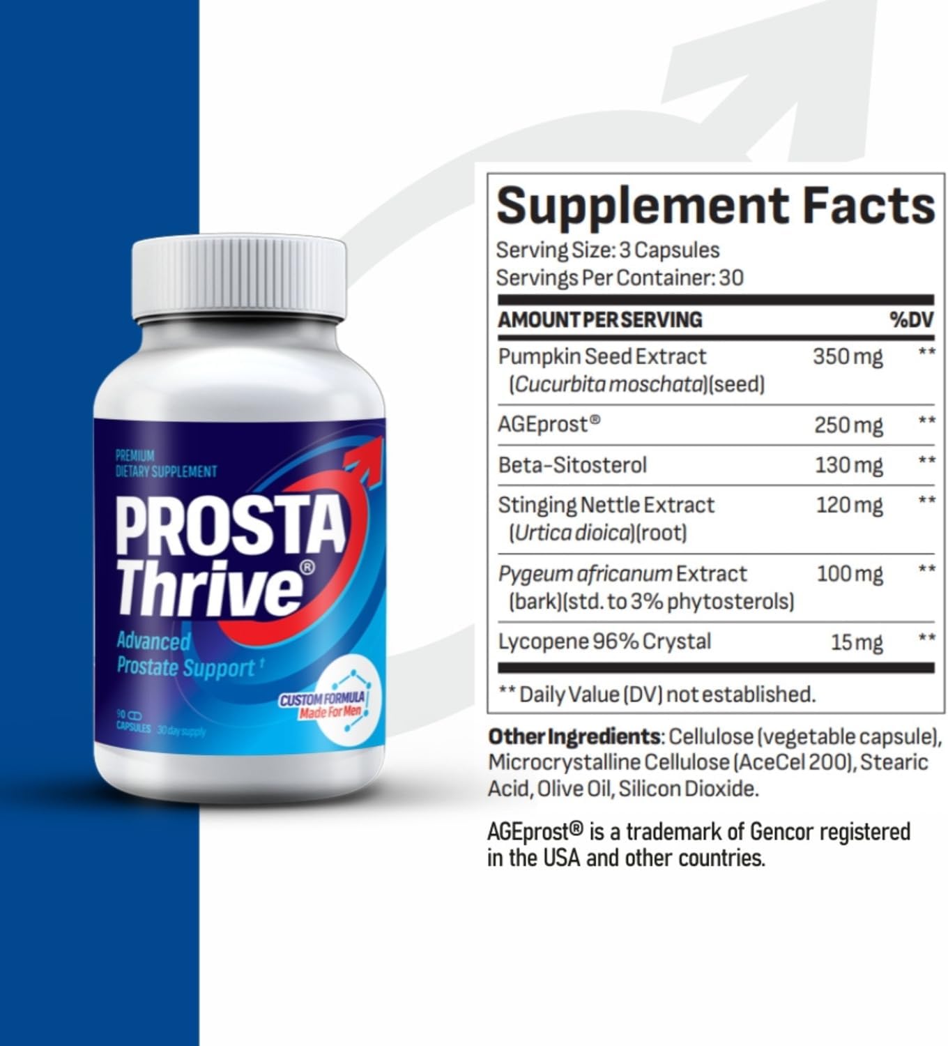 ProstaThrive: Promote Prostate Health for Better Sleep, Increased Energy, and Healthy Urinary Function - 90 Capsules