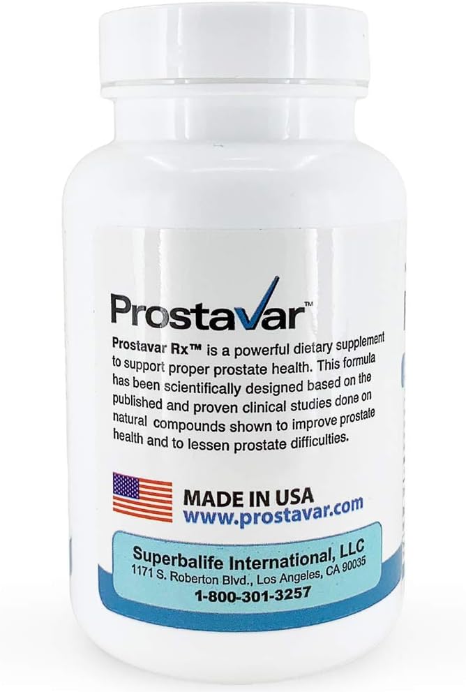 Prostavar Prostate Support Supplement with Saw Palmetto - Pack of 3 Bottles
