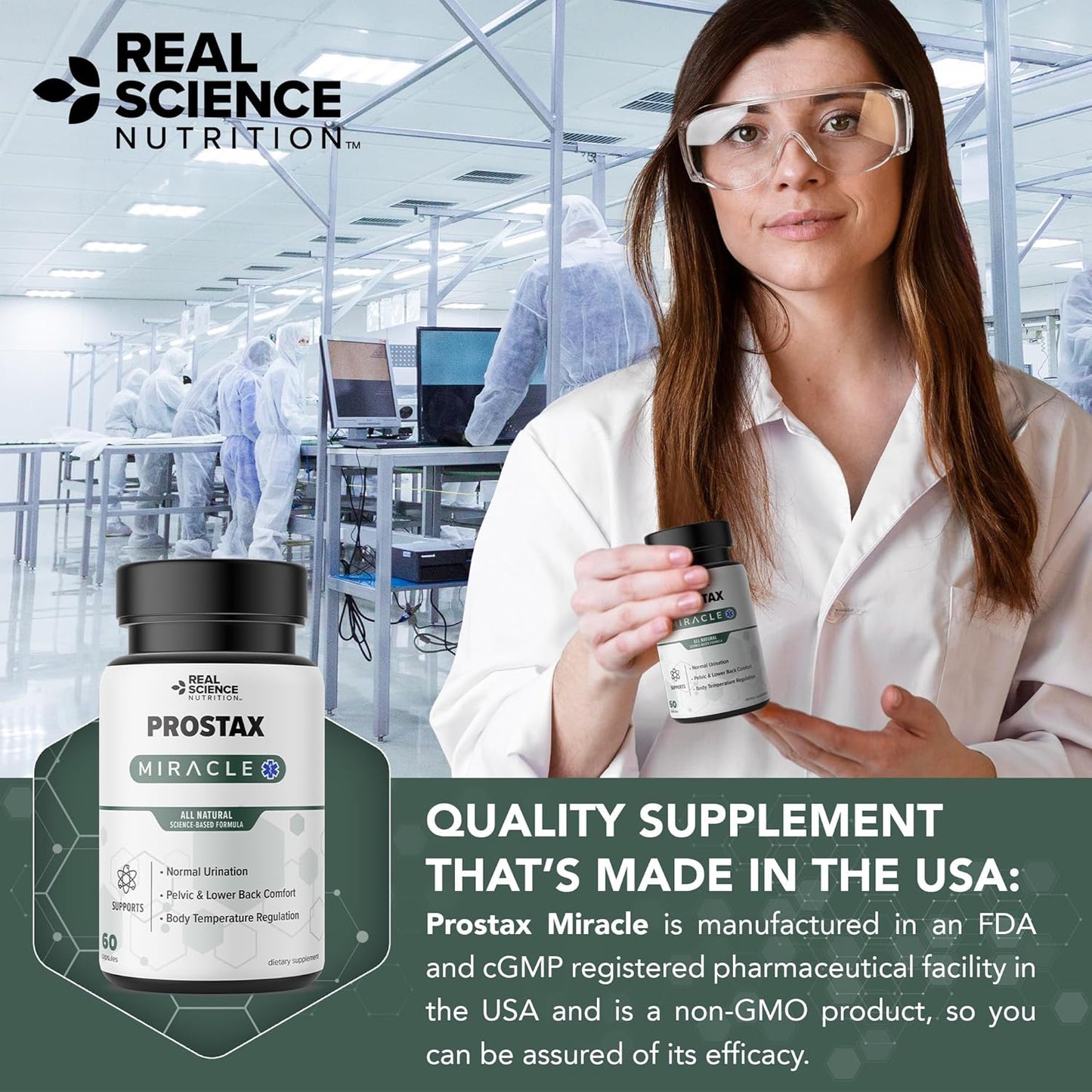 Prostax Miracle: Natural Supplement for Bladder & Kidney Health by Real Science Nutrition