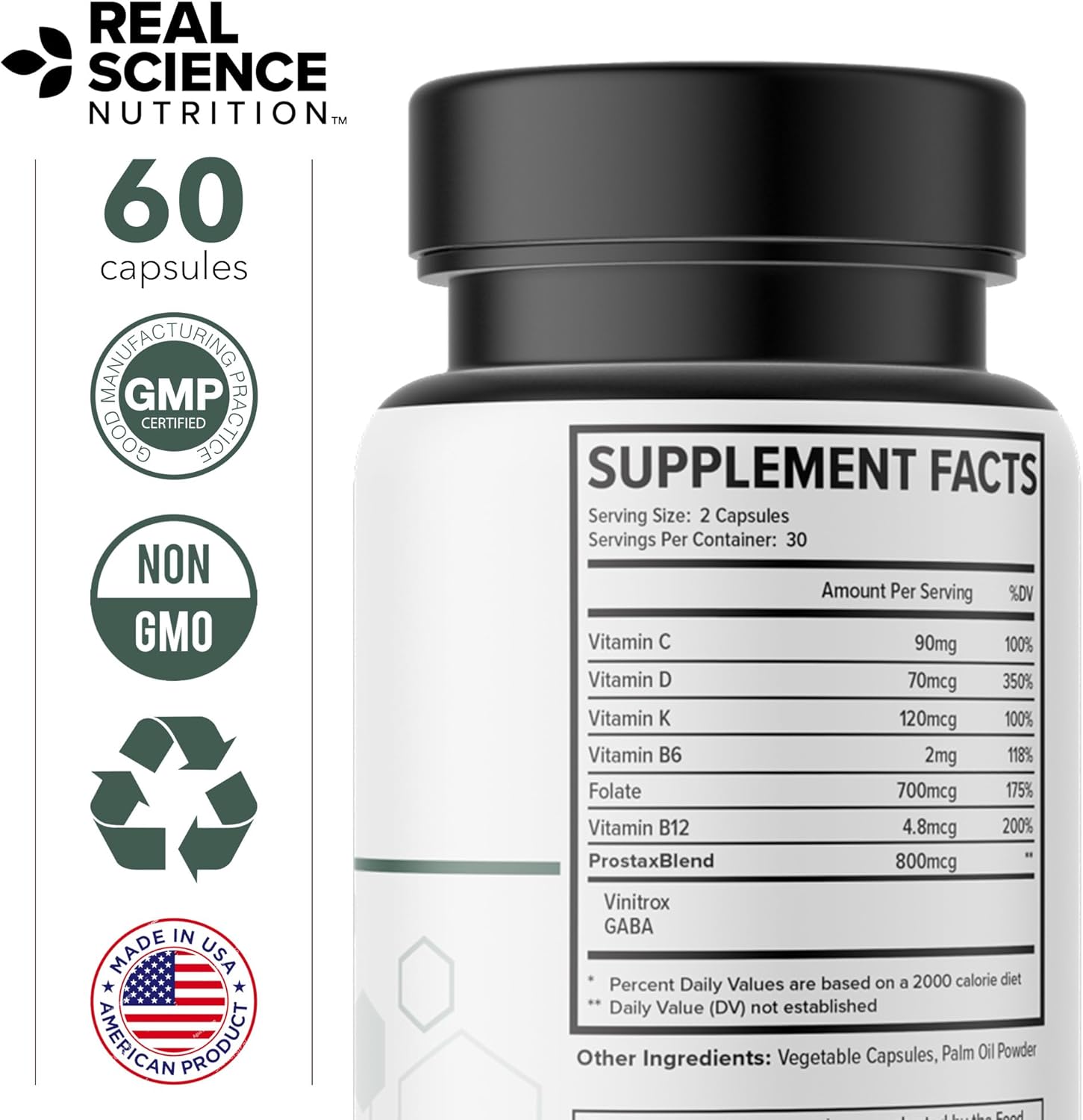 Prostax Miracle: Natural Supplement for Bladder & Kidney Health by Real Science Nutrition