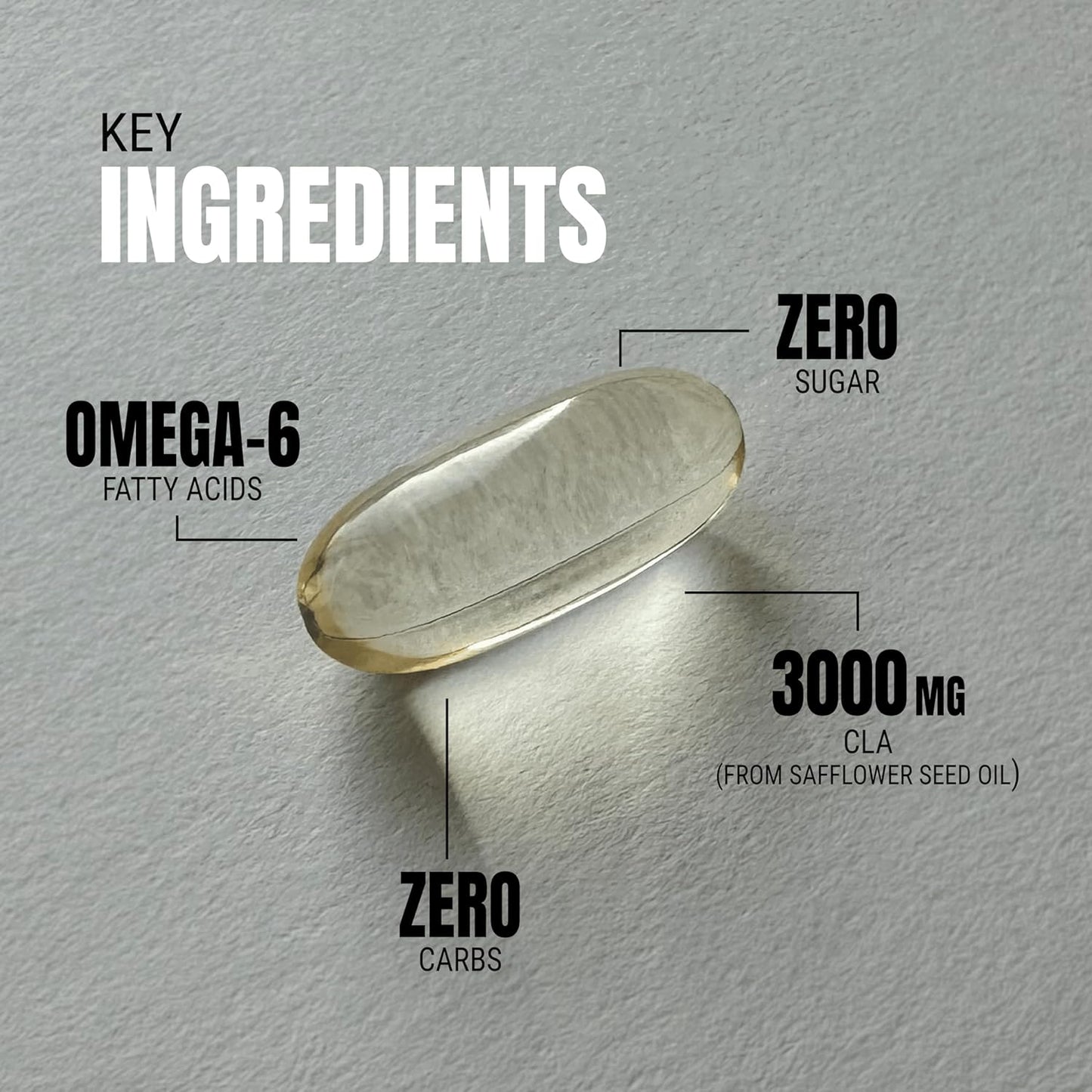 ProSupps CLA 3000 Softgels for Lean Body Composition - 90 Count