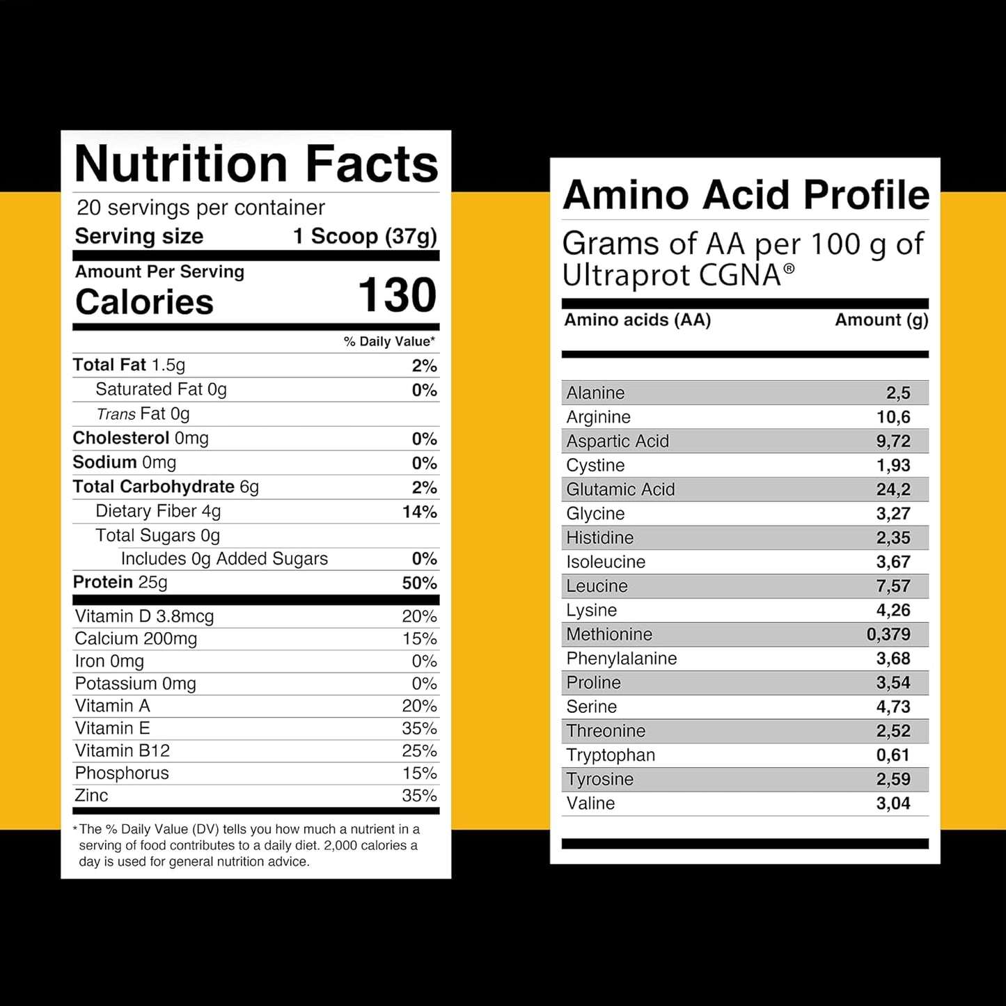 Prote&co Lupine Protein Powder - 24g Plant Based Protein, Non-GMO, Soy-Free, Dairy-Free, Gluten-Free, Chocolate Flavored - 1.63 lb