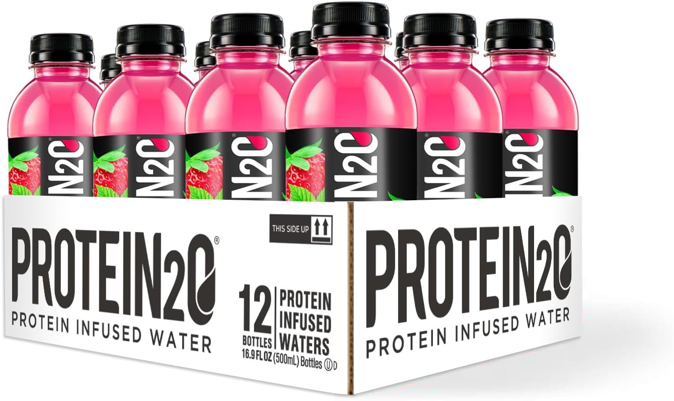 Protein2o Mixed Berry Whey Protein Water, 15g Protein, 16.9 oz Bottle - Pack of 12 - BoostGo Australia