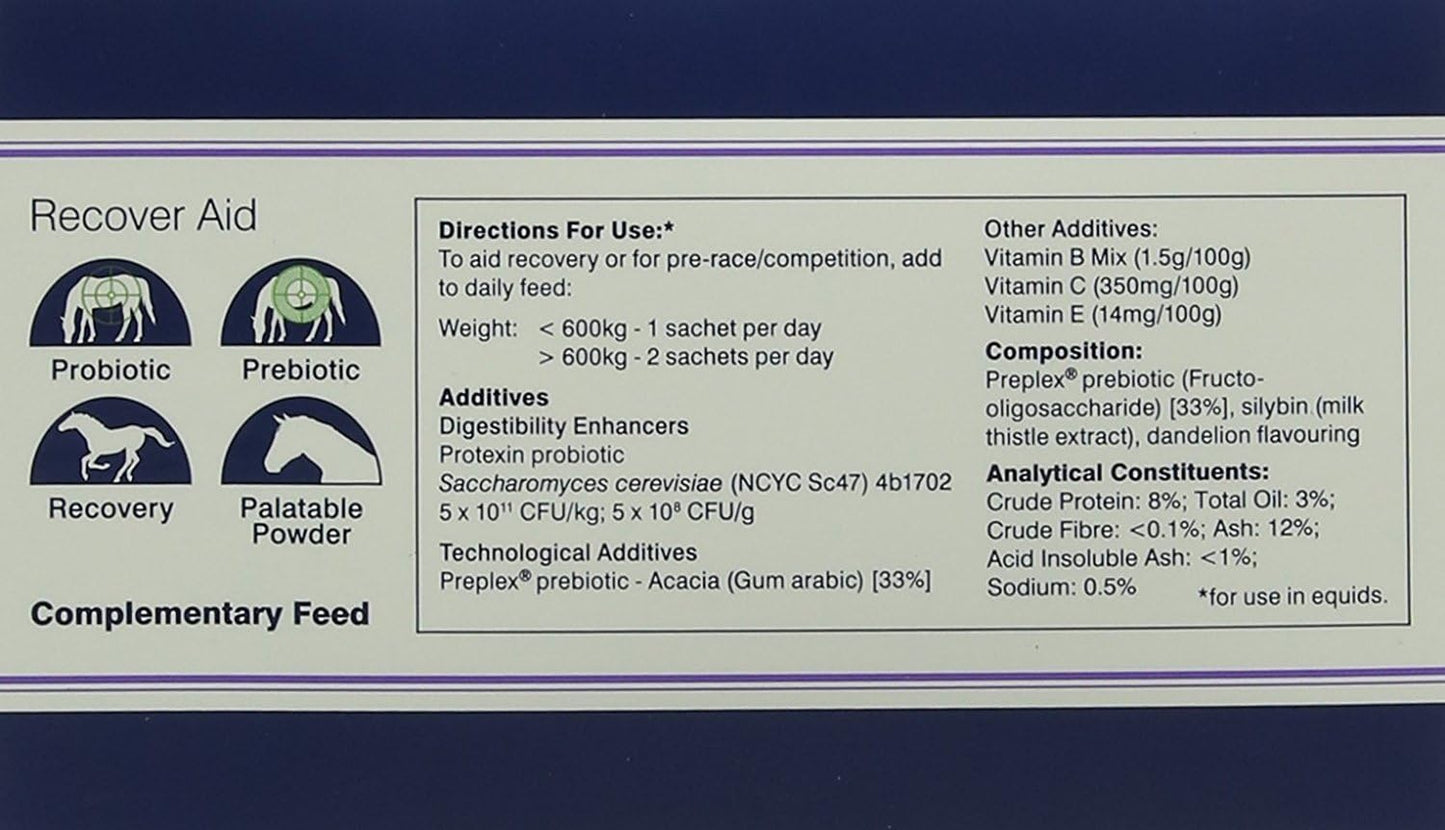 Protexin Equine Premium Recover Aid Sachets - Pack of 14