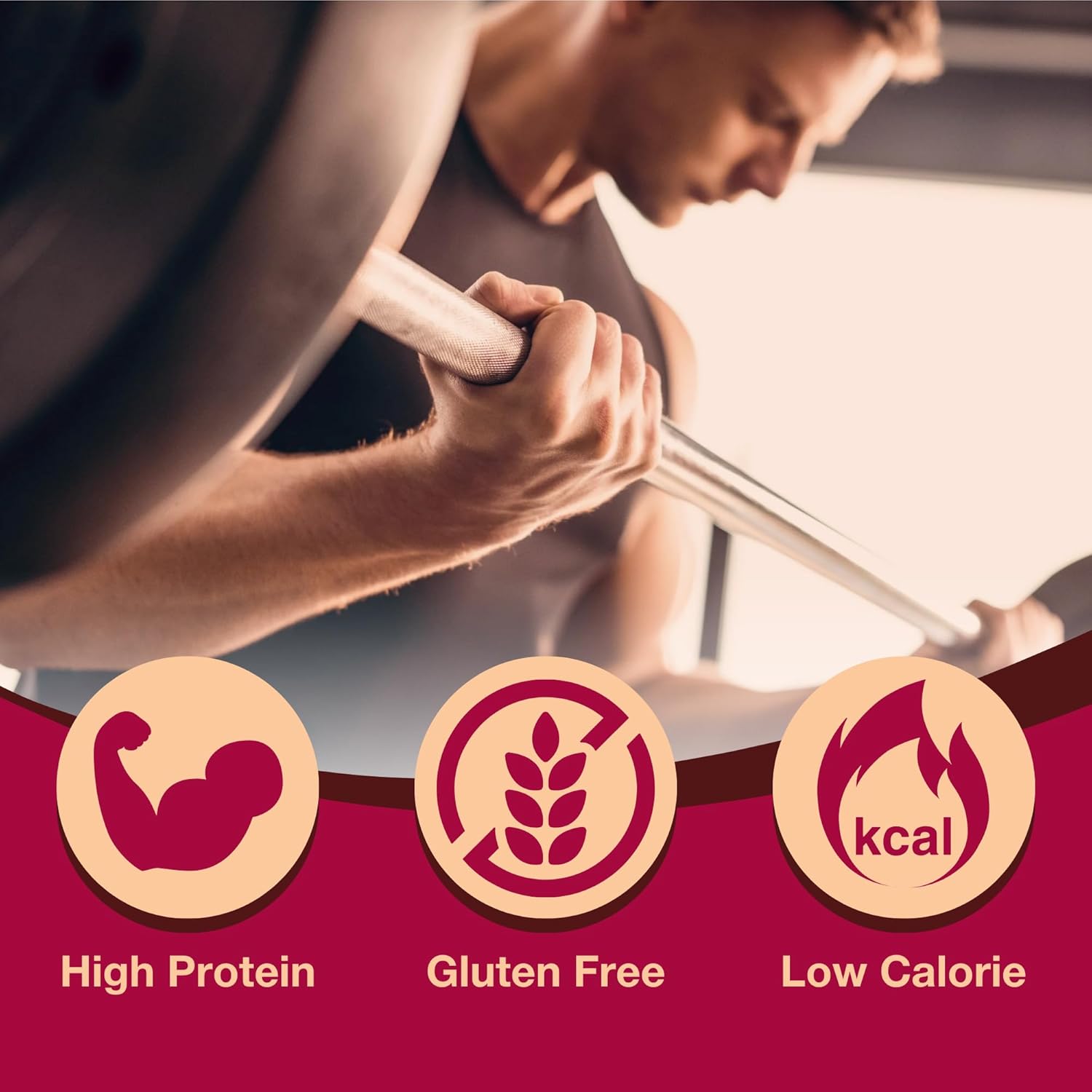ProtiDIET Chocolate Fiber Protein Bars - Gluten Free Crunchy Cereal Bars, High Protein Snacks for On-the-Go Nutrition - 7 Bars