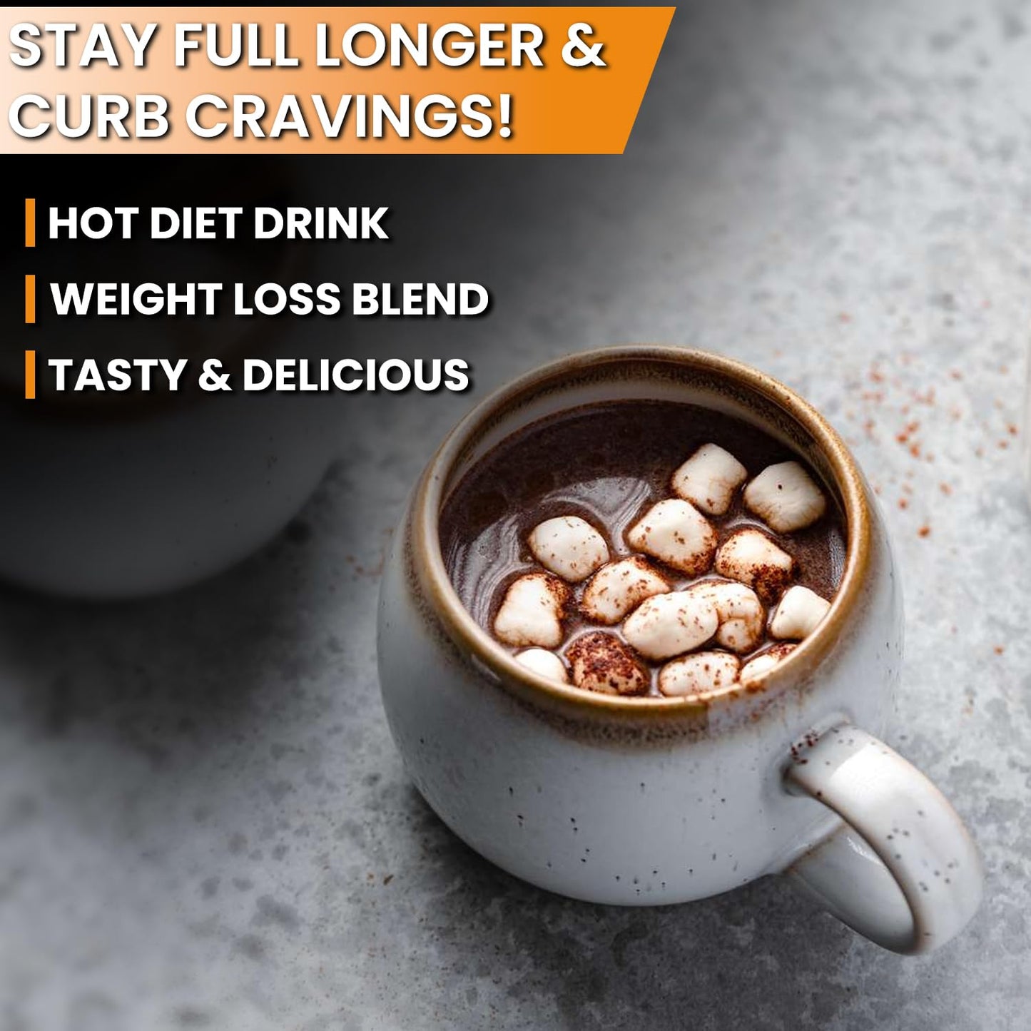 ProtiWise Cappuccino High Protein Drink Mix | Meal Replacement for Slimming Formula | 15g Protein, Low Calorie, Low Fat, Sugar-Free | Keto-Friendly | 7/Box