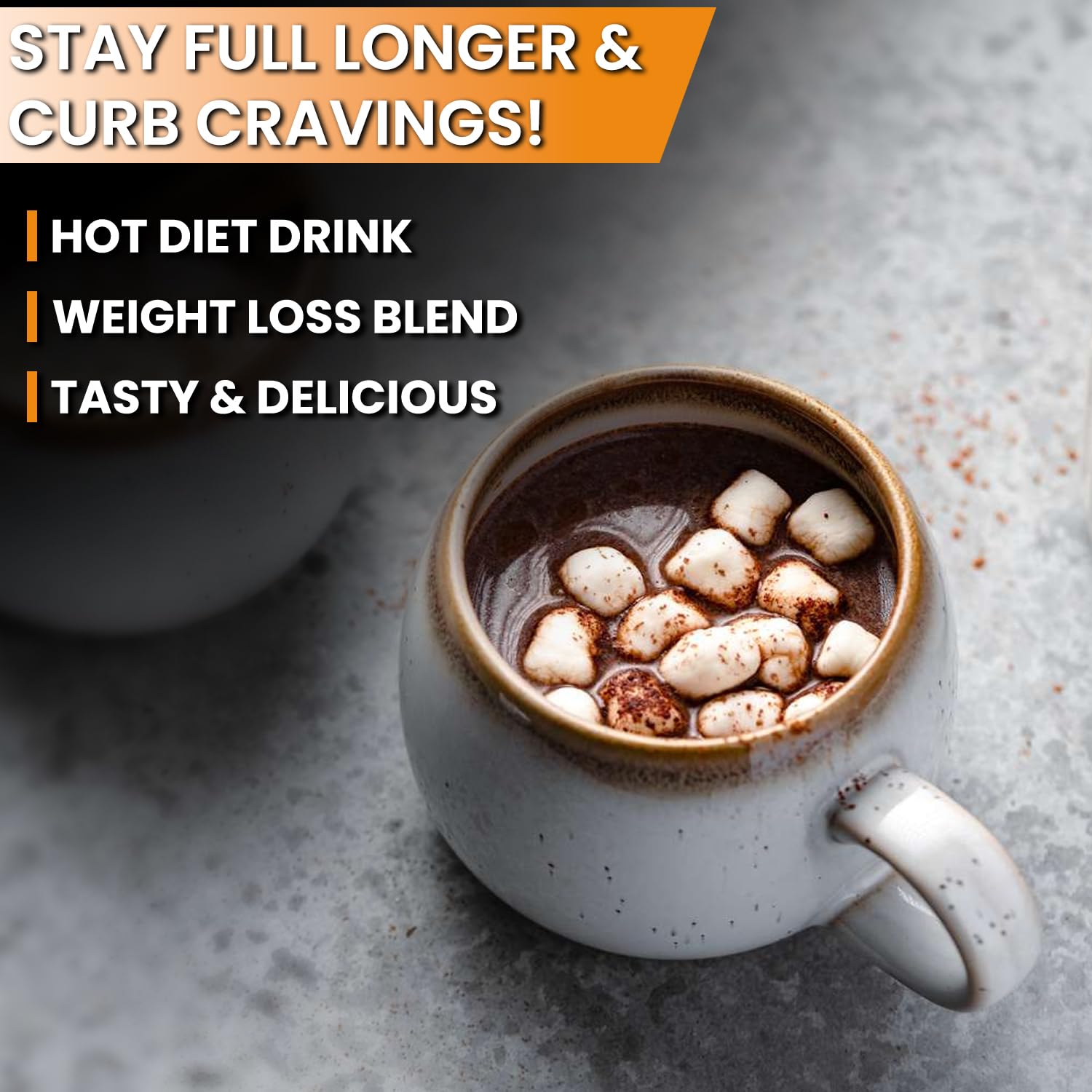 ProtiWise Cappuccino High Protein Drink Mix | Meal Replacement for Slimming Formula | 15g Protein, Low Calorie, Low Fat, Sugar-Free | Keto-Friendly | 7/Box