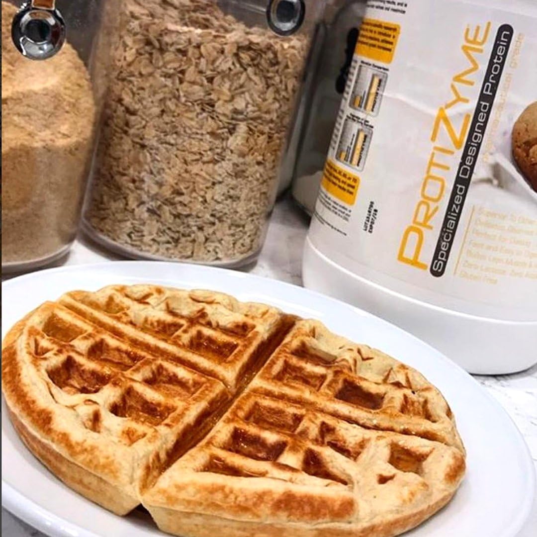 Protizyme Metabolic Nutrition Whey Protein Powder, Peanut Butter Cookie Flavor - 2 Pound, High Protein, Low Carb, Low Fat, with Digestive Enzymes and 24 Essential Vitamins and Minerals
