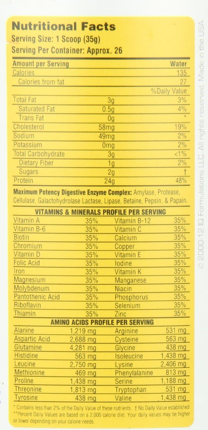 Protizyme Peanut Butter Cookie Whey Protein Powder - 2LB for Metabolic Nutrition