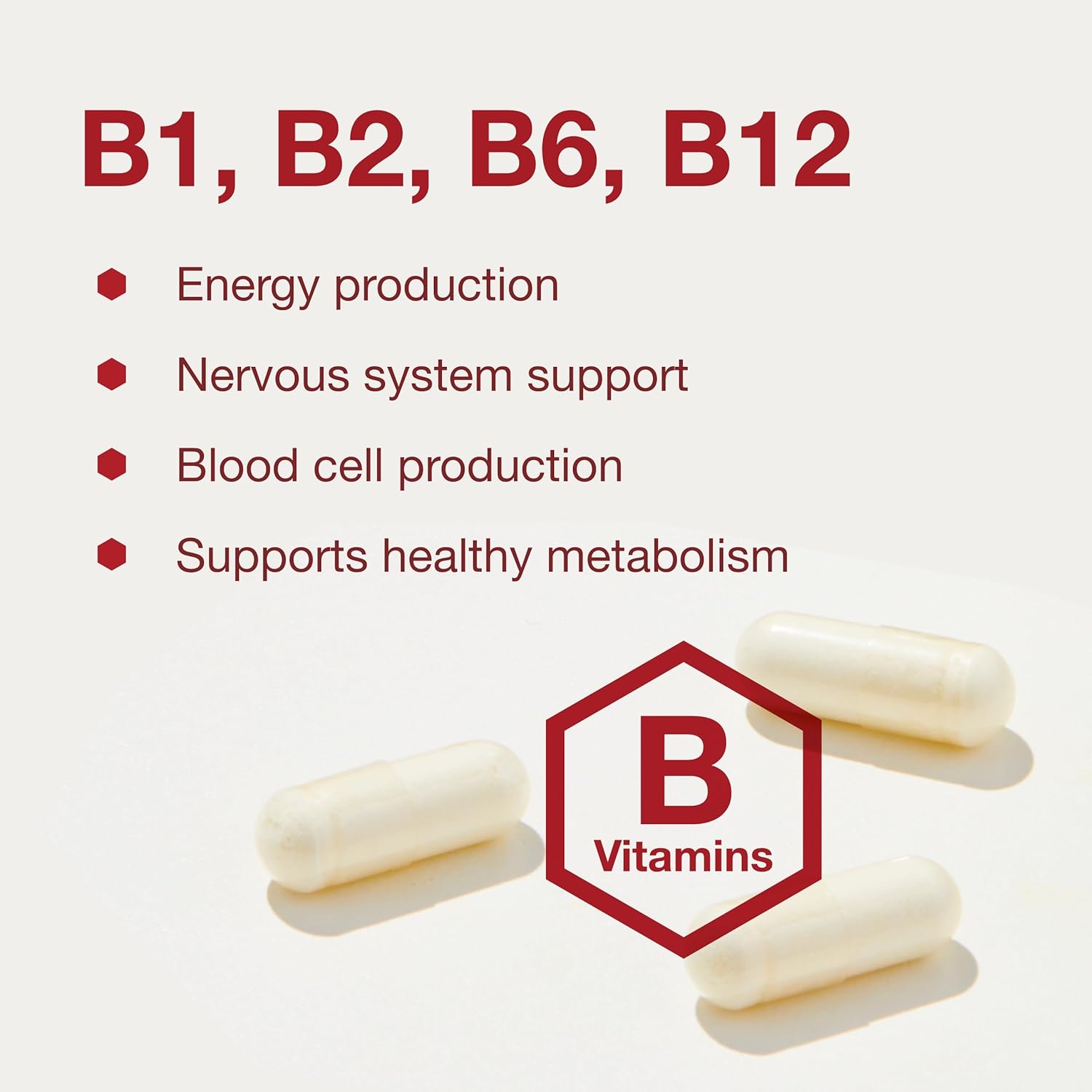 Protocol B Complex Neuro Factors with Vitamin C, Alpha-Lipoic Acid, CoQ10 - 60 Veg Capsules for Life Balance