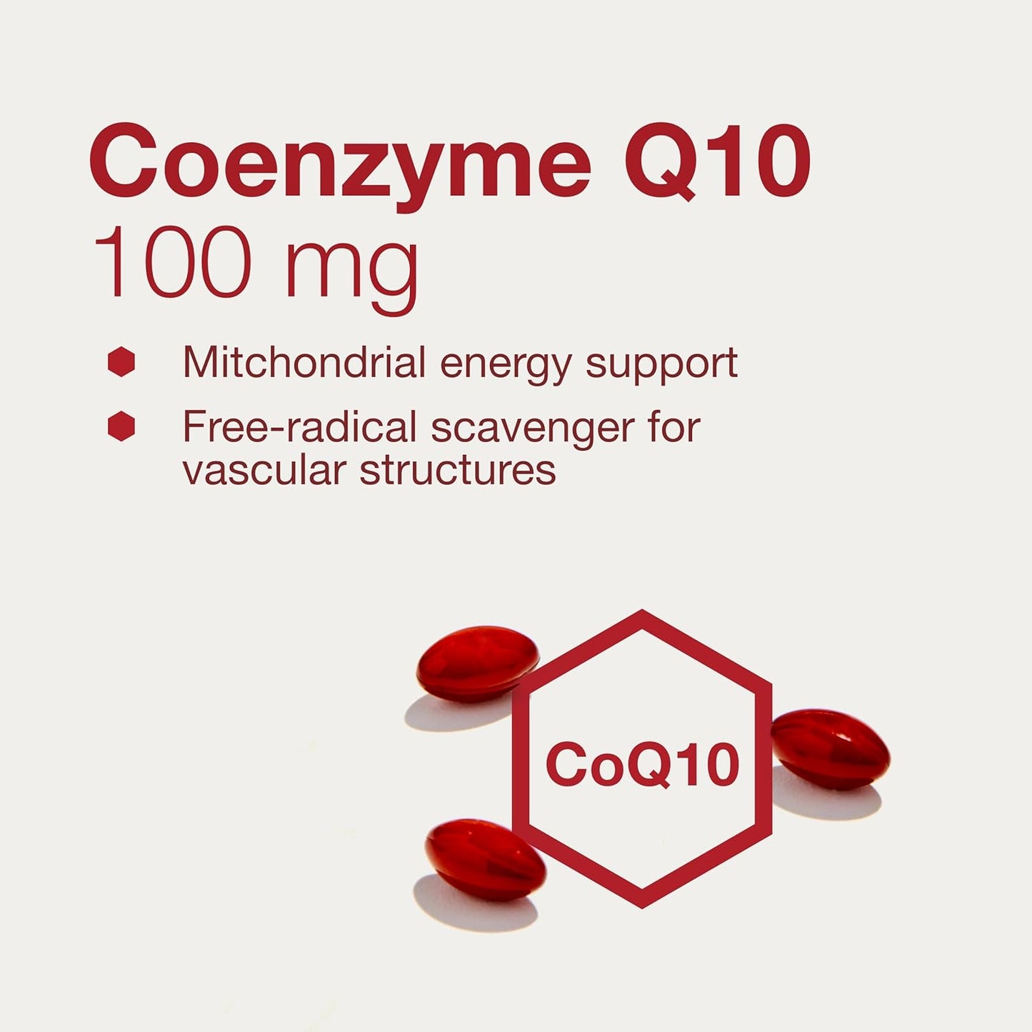 Protocol CoQ10 100mg Supplement with Vitamin E & Soy Lecithin - 90 Softgels - Halal & Egg Free