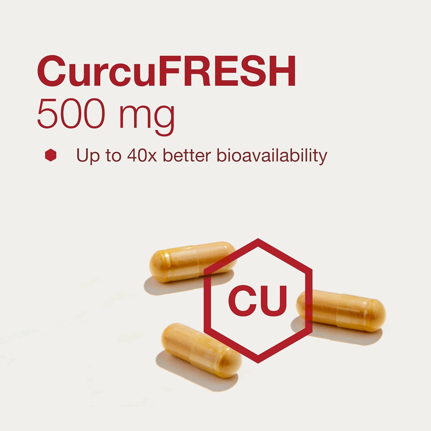 Protocol CurcuFRESH Turmeric Juice Powder Capsules - 40x Absorption, Curcuminoids, Vegan, Non-GMO - 60 Count