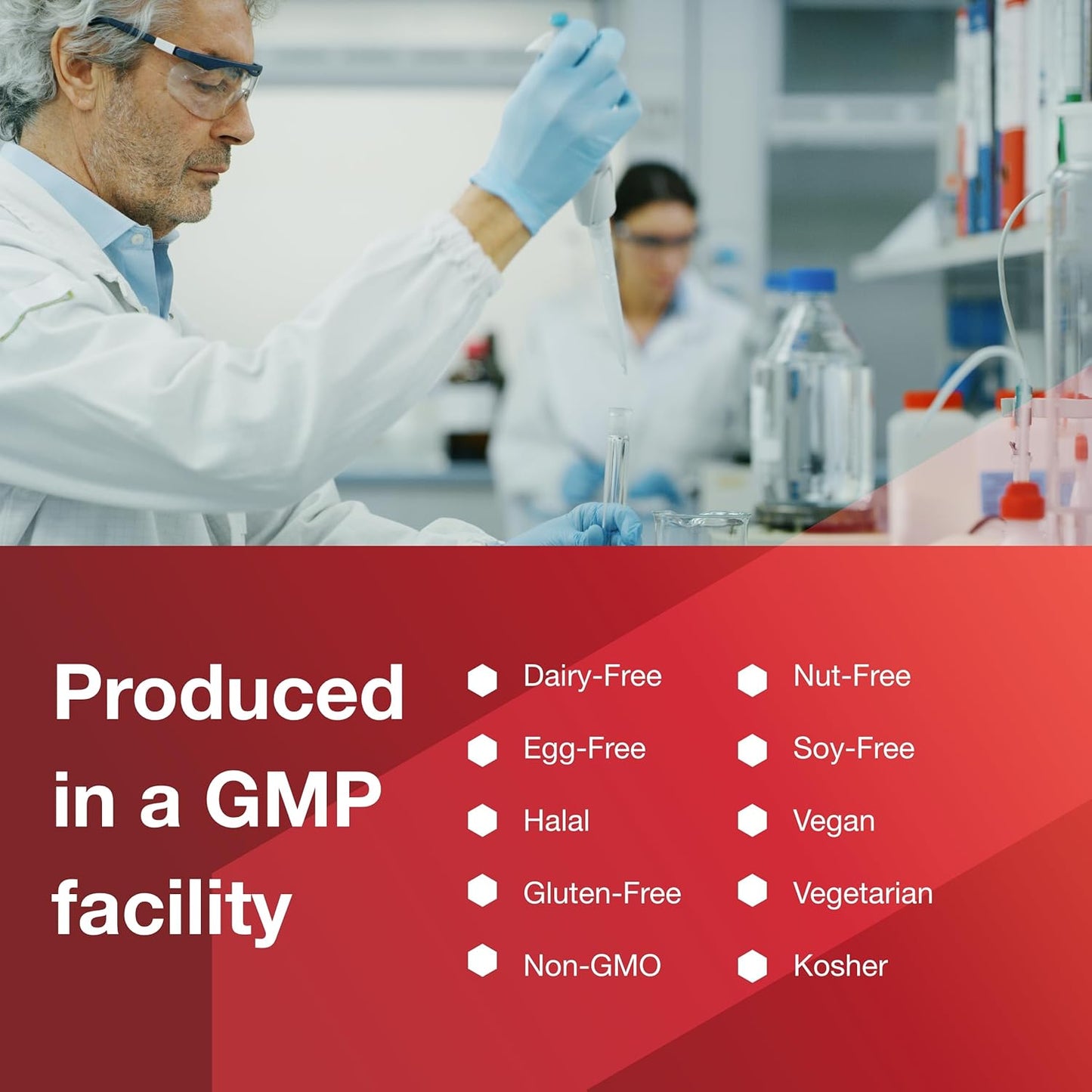 Protocol L-Glutamine 1000mg Capsules - Muscle, Gut, and Immune Health Support - 120 Vegetarian Capsules