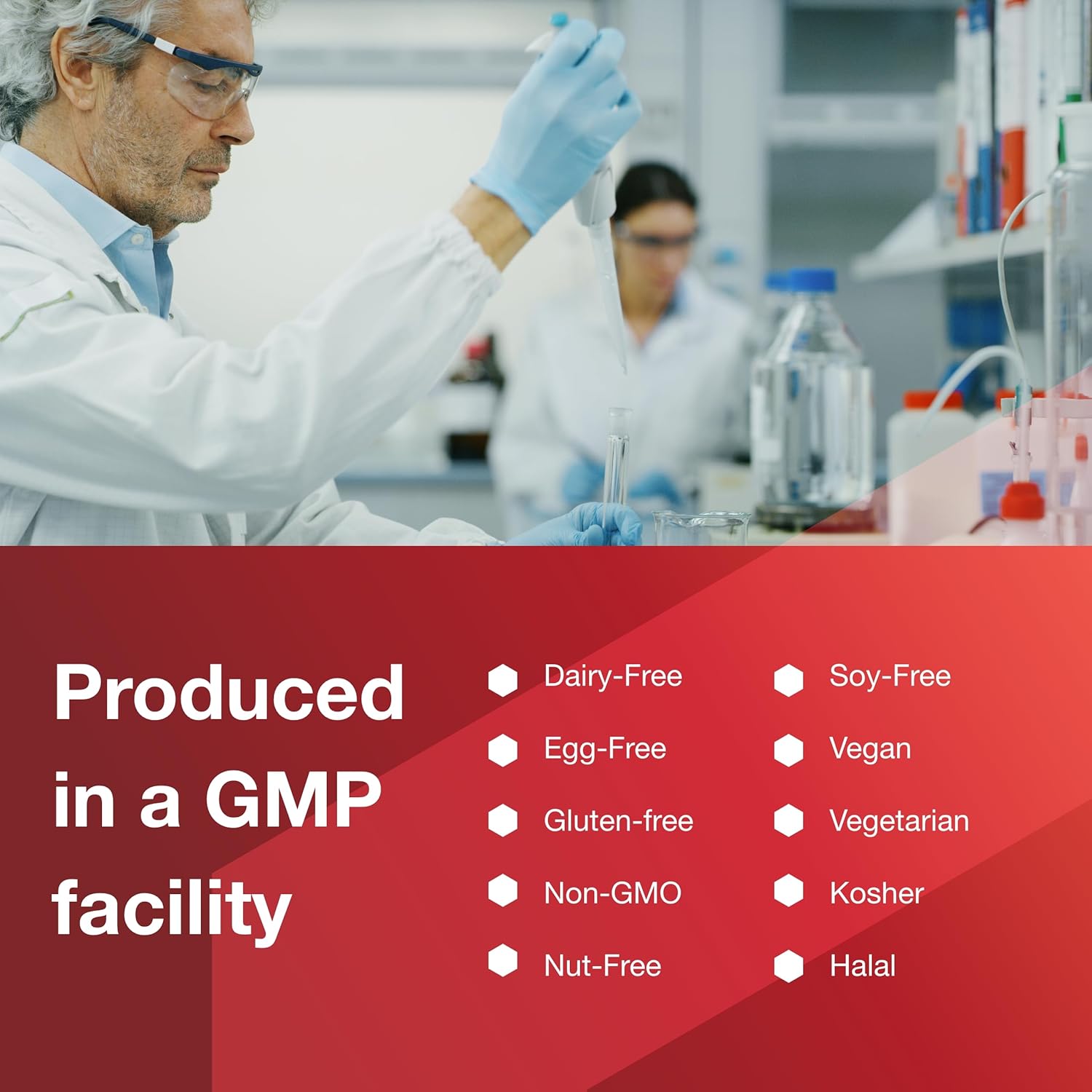 Protocol L-Theanine 200mg Capsules - Natural Stress Relief Formula - Non-Drowsy Supplement - 60 Vegetarian Capsules