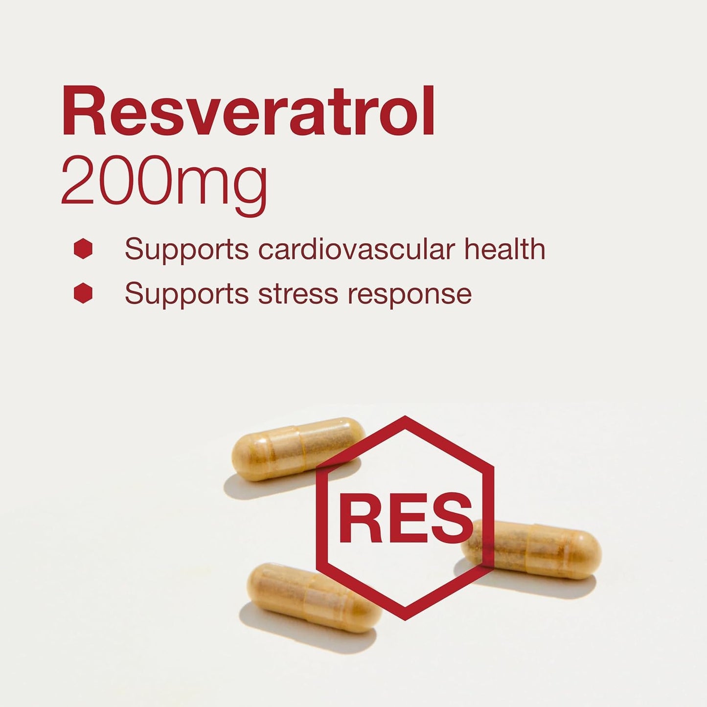 Protocol Resveratrol 200mg Capsules with Japanese Knotweed & Grape Seed Extract - Vegan & Non-GMO Formula for Life Balance