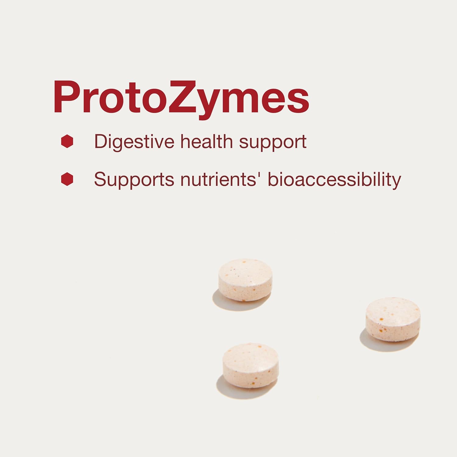 Protozymes Digestive Enzymes - Support Nutrient Breakdown & Digestive Health - Aid Lactose Breakdown - Vegan & Kosher - 90 Chewables