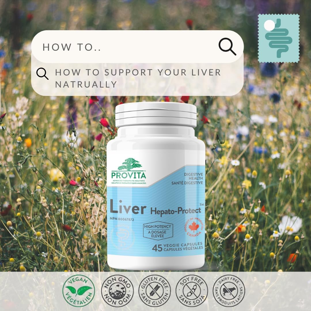 PROVITA Liver Hepato-Protect™ - Vegan Liver Detox & Regeneration Formula - Non-GMO Capsules