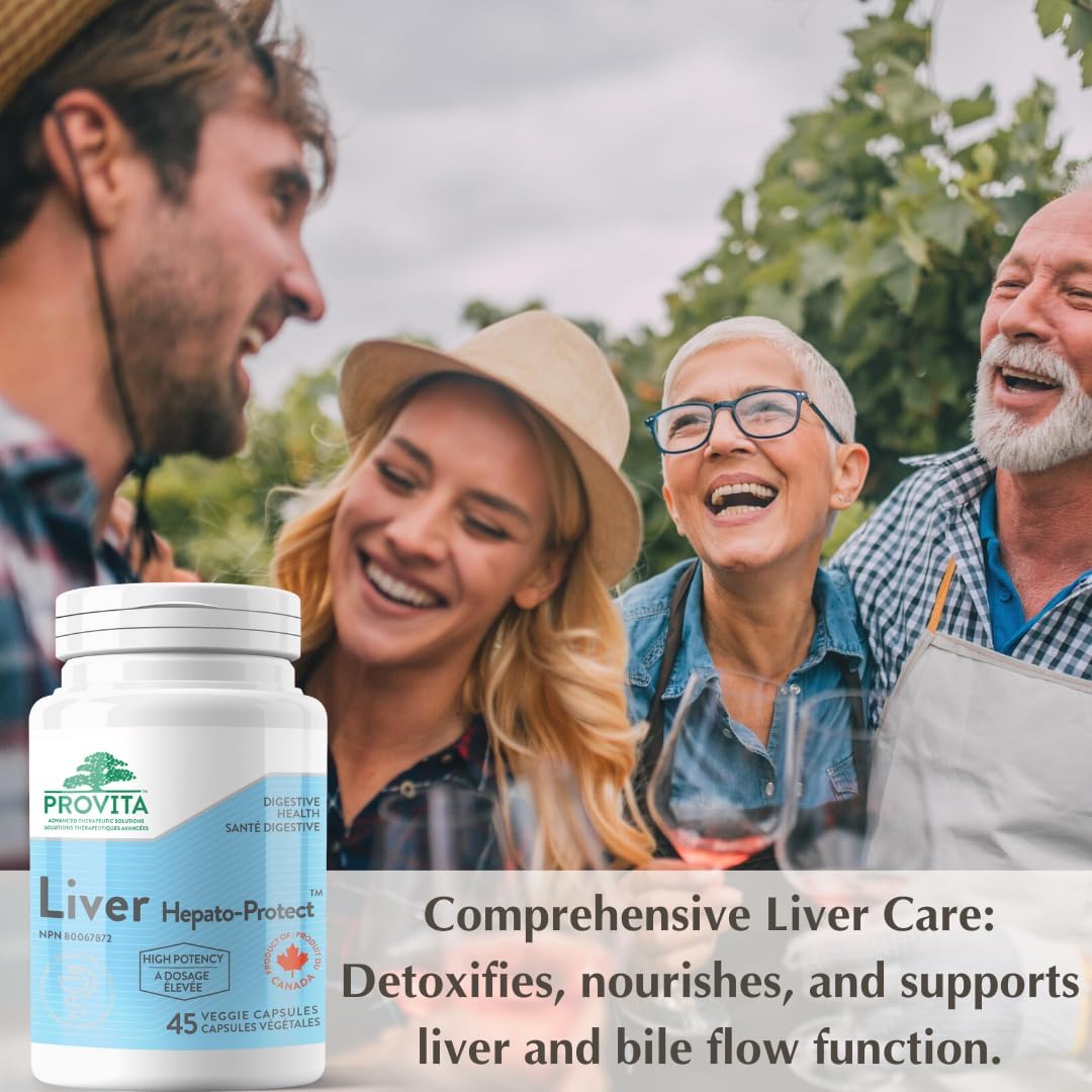 PROVITA Liver Hepato-Protect™ - Vegan Liver Detox & Regeneration Formula - Non-GMO Capsules