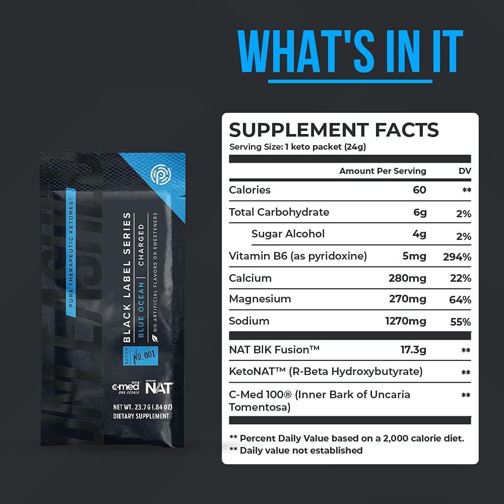 PRÜVIT Blue Ocean Supplement for Enhanced Performance and Ketosis