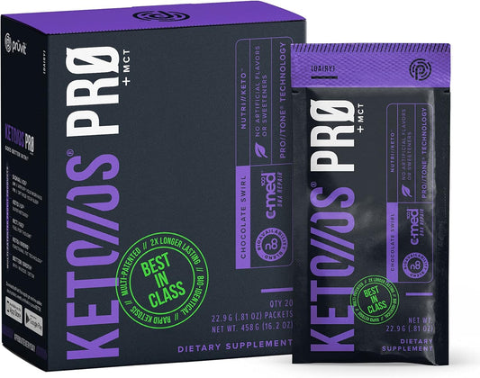 PRÜVIT OS Pro Chocolate Swirl: Ketone Supplement for Enhanced Performance