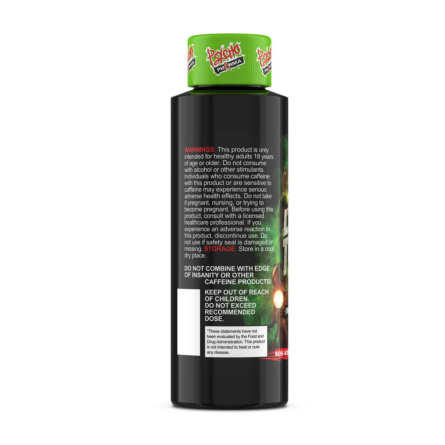 Psycho Pharma Crazy Train Non-Alcoholic Energy Shot with a Unique Twist