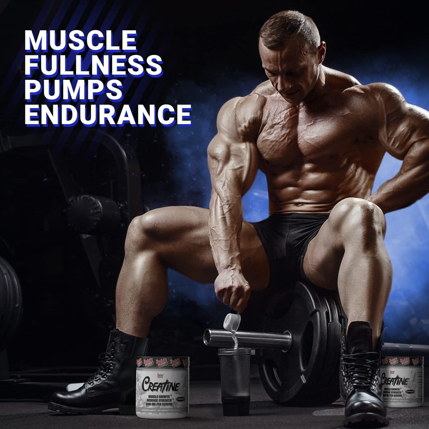 Psycho Pharma Edge of Insanity Pre Workout with Creatine - Ultimate Stack for Intense Workouts