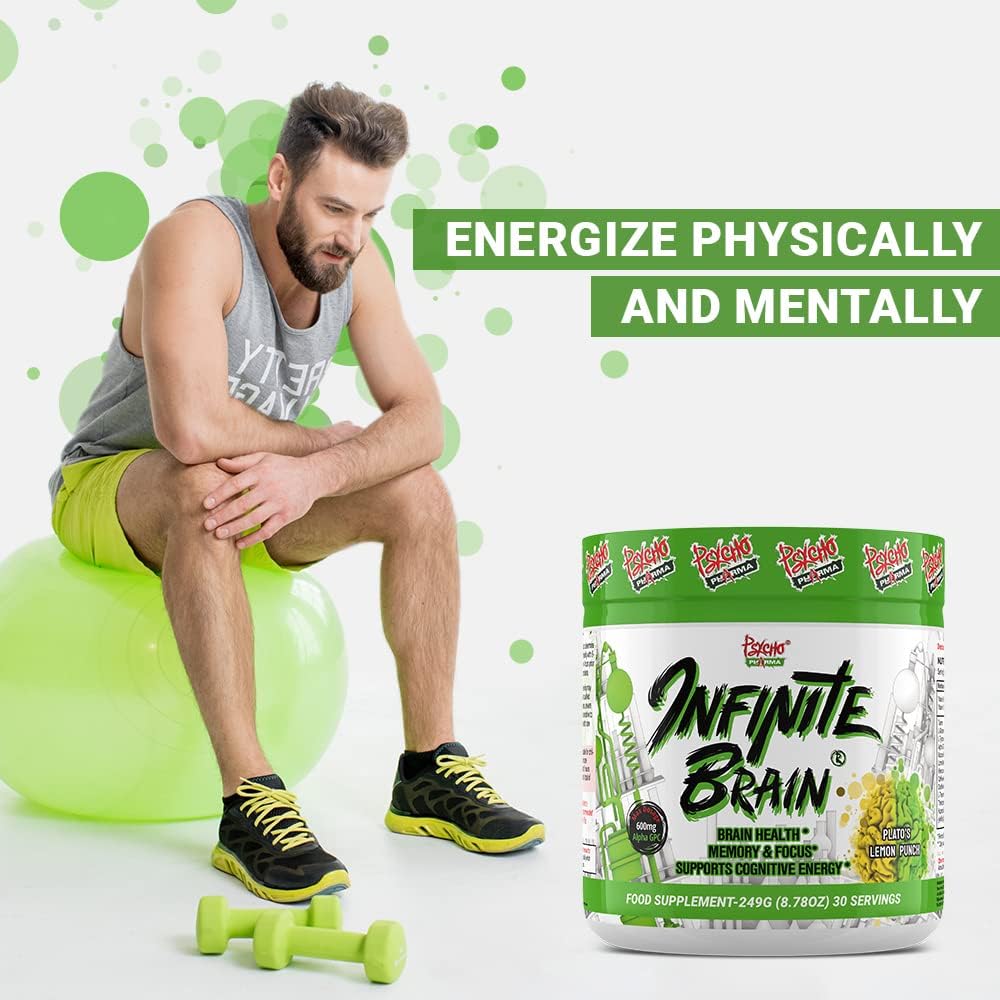 Psycho Pharma Infinite Brain Nootropic: Pineapple Orange Flavor, 30 Servings - Compete and Win with this Game-Changing Supplement