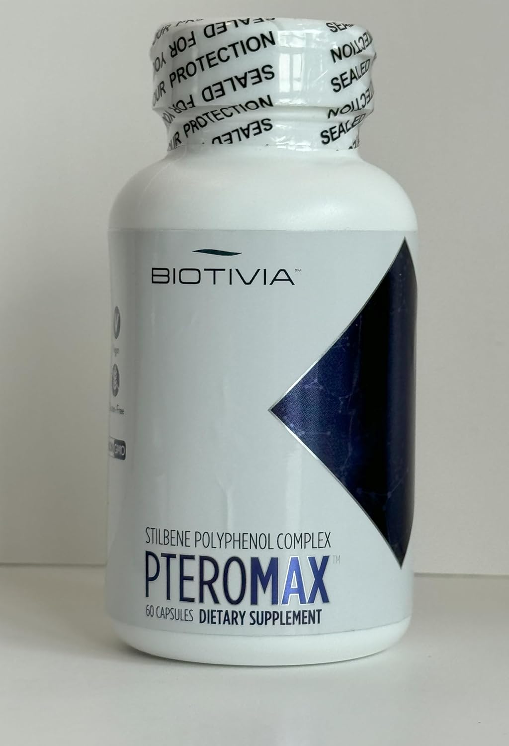 Pterostilbene & Trans-Resveratrol Capsules for Cognitive Health - 60 Vegan Capsules with Pomegranate, Grape Seed, and Green Tea