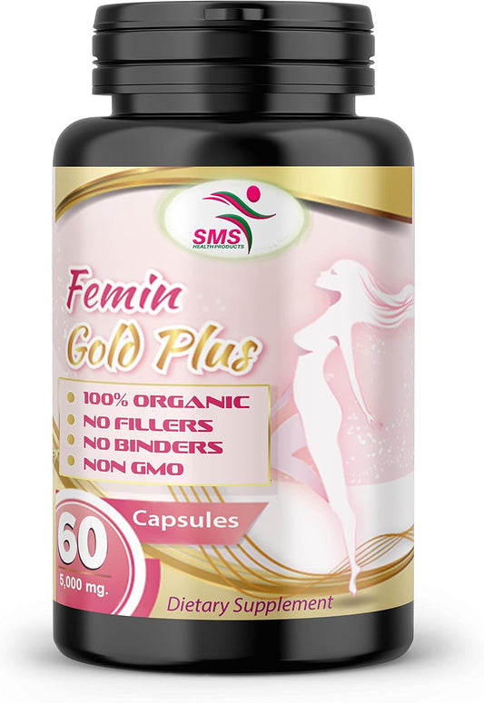 Pueraria Mirifica 3000mg Capsules - Natural and Organic Supplement for Men and Women - 60 Veggie Capsules