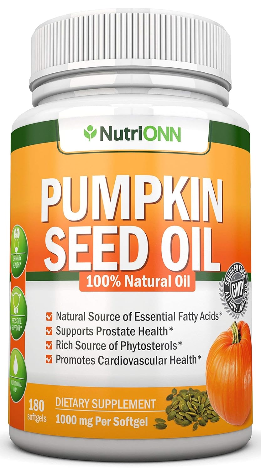 Pumpkin Seed Oil & Lycopene Softgels Combo for Prostate & Urinary Health - NutriONN Support