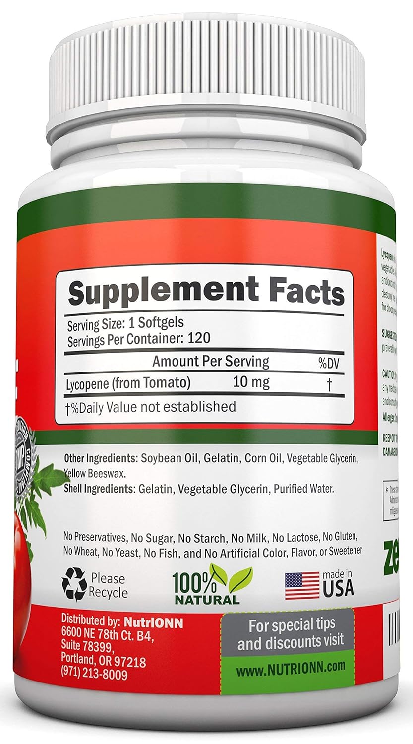 Pumpkin Seed Oil & Lycopene Softgels Combo for Prostate & Urinary Health - NutriONN Support