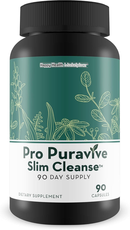 Puravive Slim Cleanse - Gentle 90 Day Full Body Detox for Women & Men - Happy Health Marketplace Pro