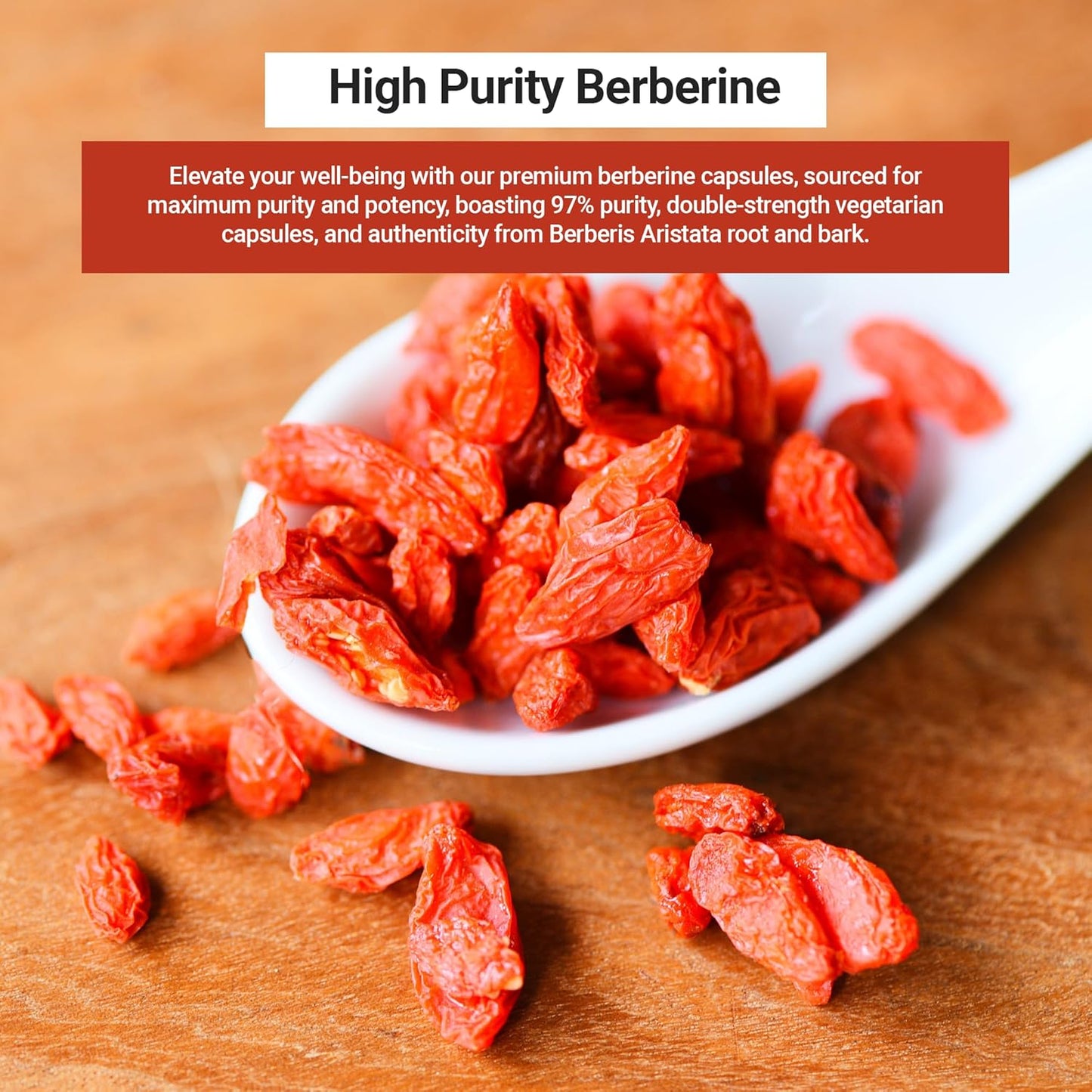 Pure Berberine Capsules - 1200mg - 60 Vegan Capsules - Immune Support & Microbiome Balance - Natural Antioxidant Formula