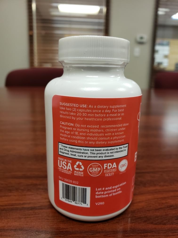 Pure Berberine Capsules - 1200mg - 60 Vegan Capsules - Immune Support & Microbiome Balance - Natural Antioxidant Formula