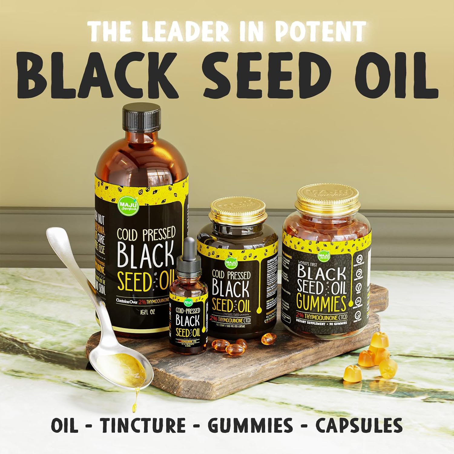 Pure Cold-Pressed 100% Turkish Black Seed Oil - 3X Thymoquinone, Liquid Black Cumin Oil in Glass Bottle - 8 oz - BoostGo Australia