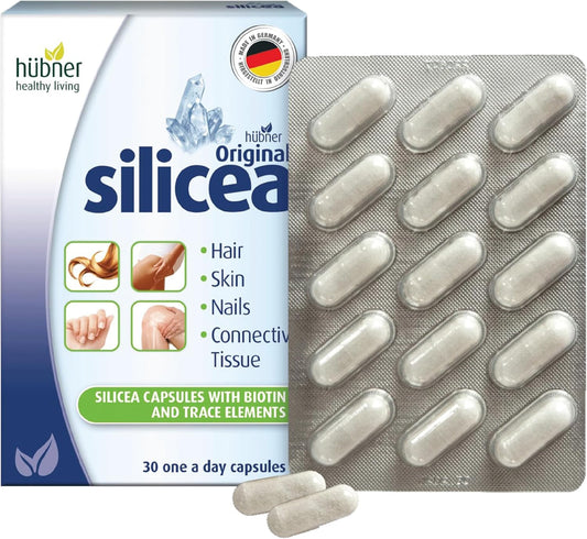 Pure Colloidal Silica Gel Capsules for Hair, Skin, Nails & Connective Tissue - 30 Day Supply - No Additives