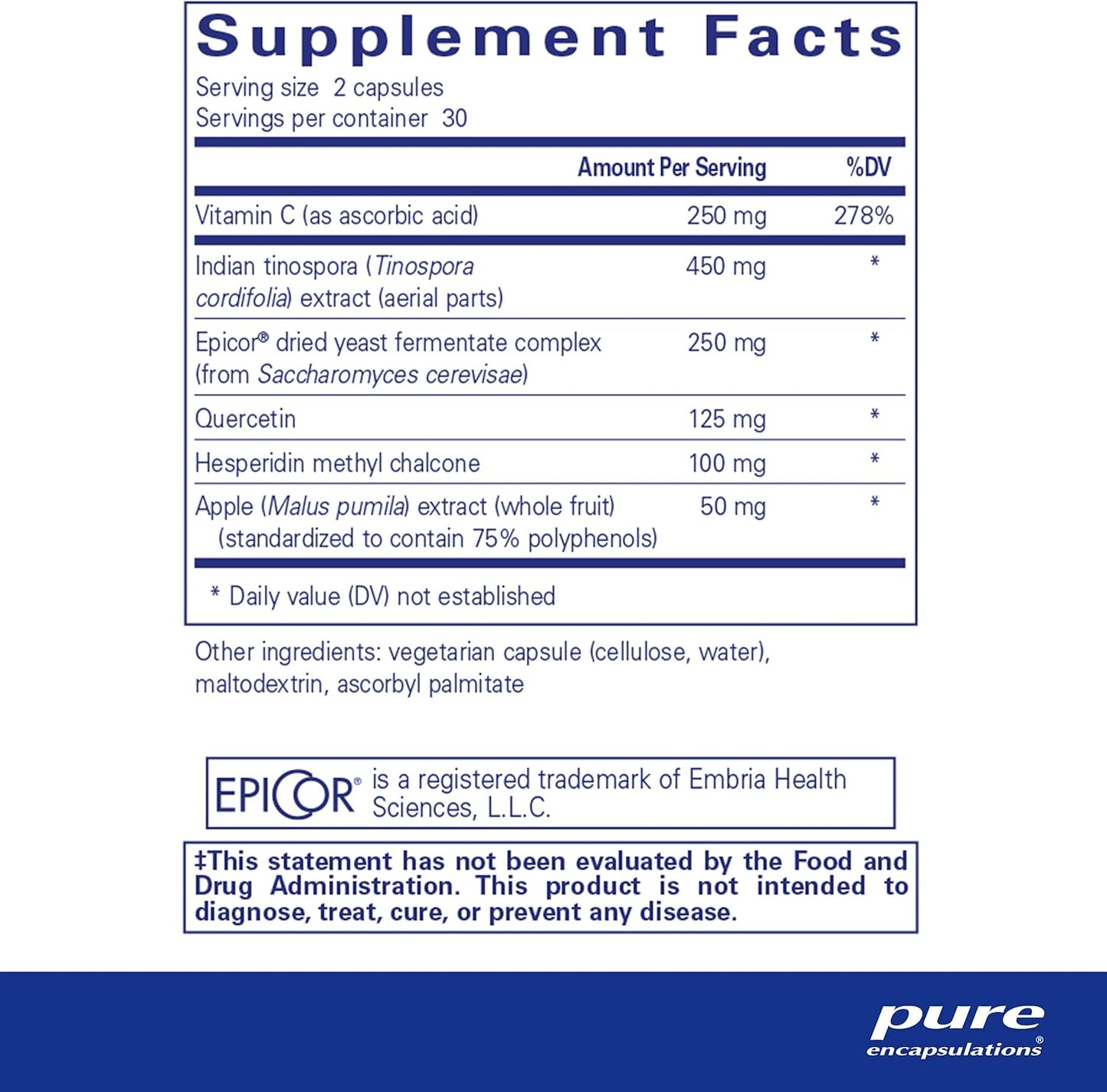 Pure Encapsulations Aller-Essentials Dietary Supplement for Immune Support | 60 Capsules