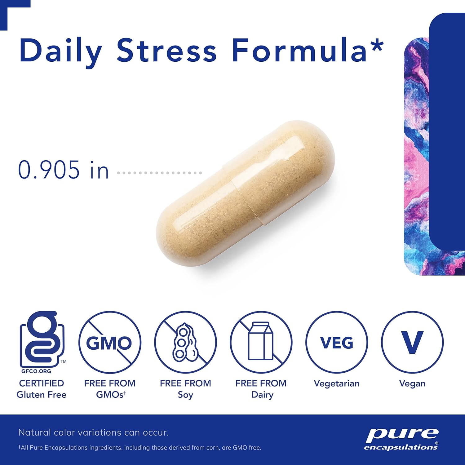 Pure Encapsulations Daily Stress Formula - Supports Relaxation and Manages Occasional Stress - 90 Capsules