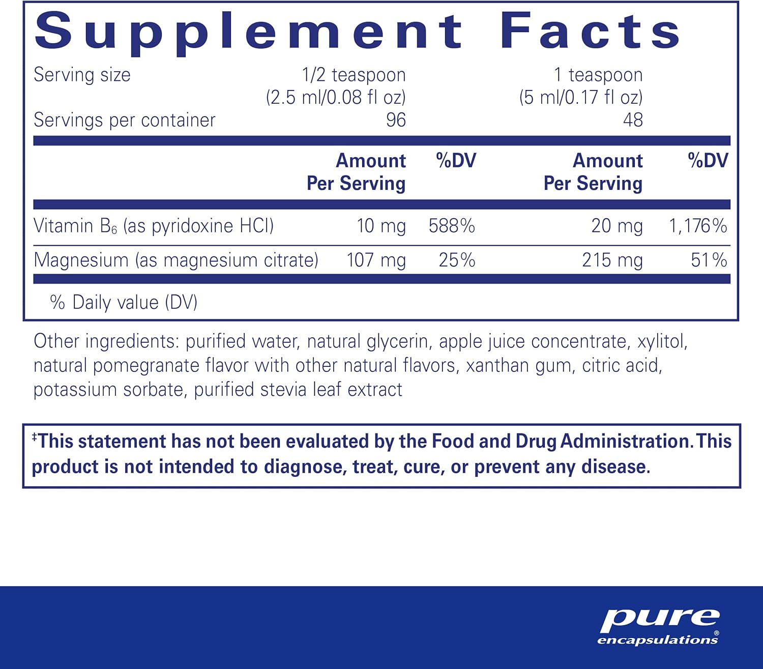 Pure Encapsulations Magnesium Liquid | Hypoallergenic Formula for Musculoskeletal and Heart Health | 8.1 fl. oz. Bottle