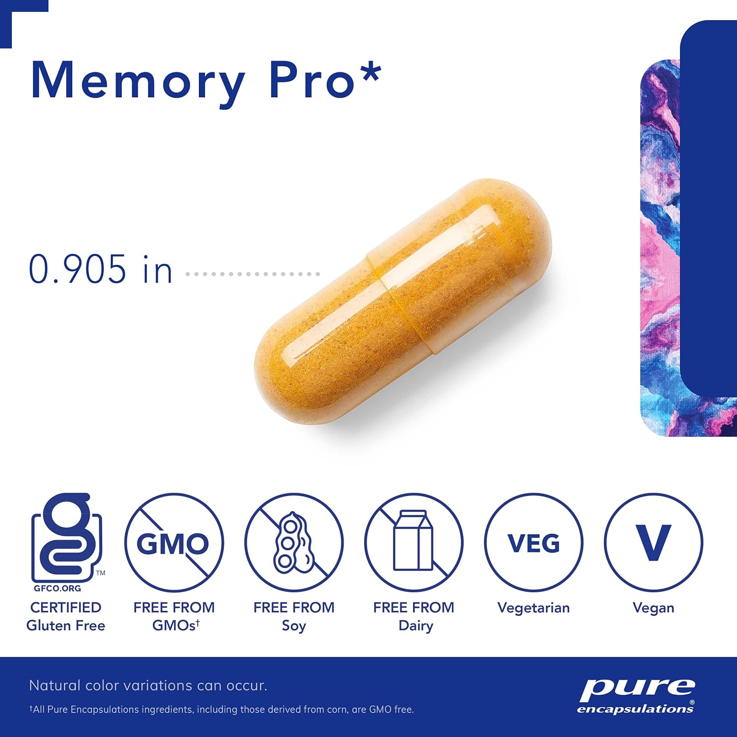 Pure Encapsulations Memory Pro 180 Capsules | Comprehensive Memory Support Supplement