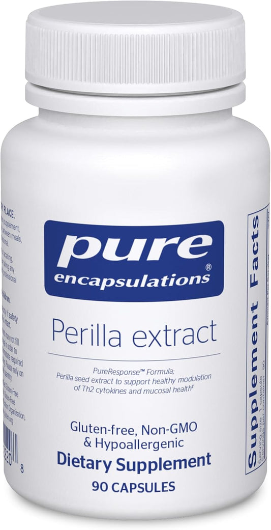 Pure Encapsulations Perilla Extract Capsules - Promotes Healthy Th2 Cytokines & Mucosal Health - 90 Count