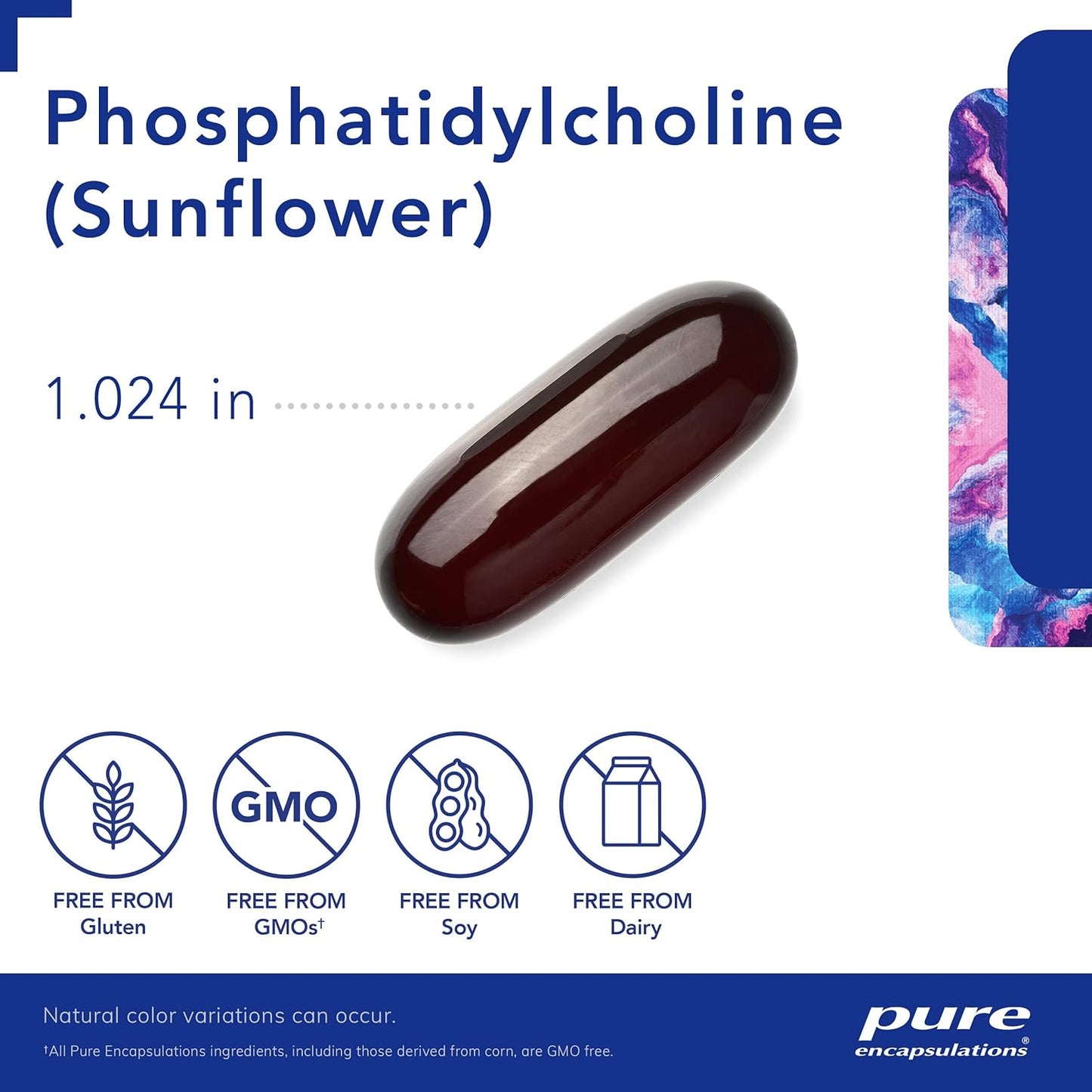 Pure Encapsulations Phosphatidylcholine Softgel Capsules - Cellular & Cognitive Function, Liver Health - 90 Count
