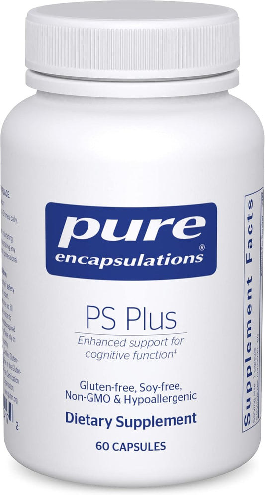 Pure Encapsulations PS Plus - Memory and Cognitive Function Support - 60 Capsules