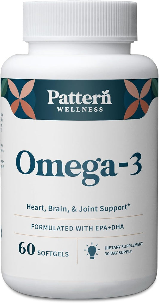Pure Fish Oil Softgels for Brain, Heart, and Joint Support - Omega 3 Formula - Non-GMO, Dairy-Free, Gluten-Free - Lab Tested