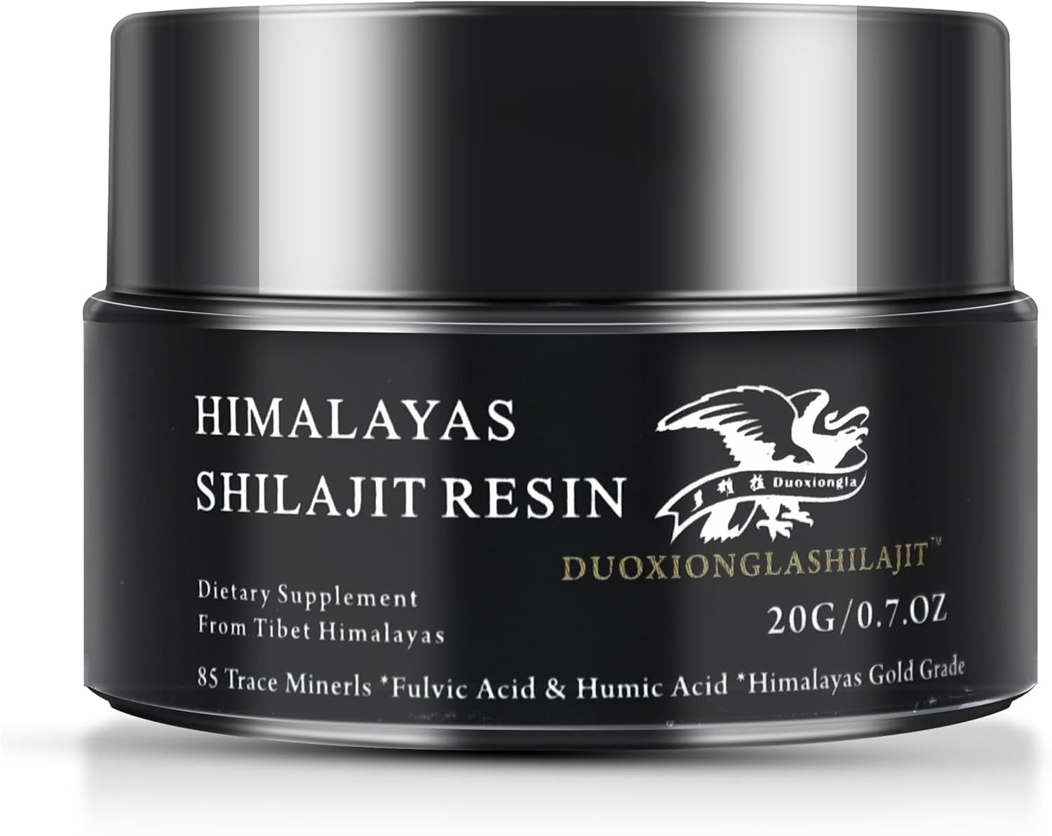 Pure Golden Grade Himalayan Shilajit Resin - Natural Energy Boost for Men & Women - 20g, 100 Servings - Lab Tested
