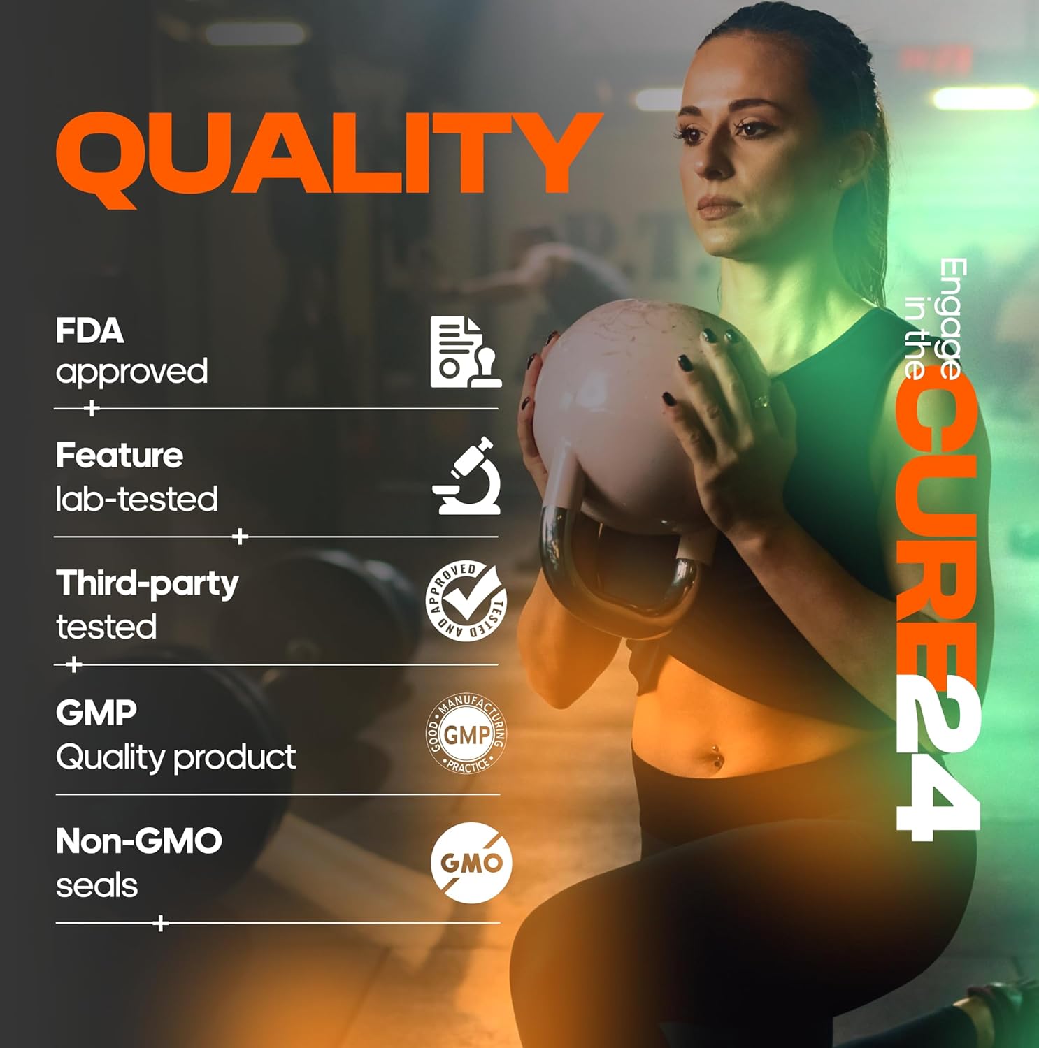 Pure Grass Fed Bovine Colostrum Powder Supplement with Probiotic & Prebiotic - Peach-Mango Flavor - High IgG - Made in USA - BoostGo Australia