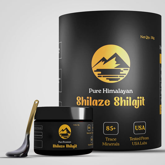 Pure Himalayan Organic Shilajit Resin Supplement for Men and Women