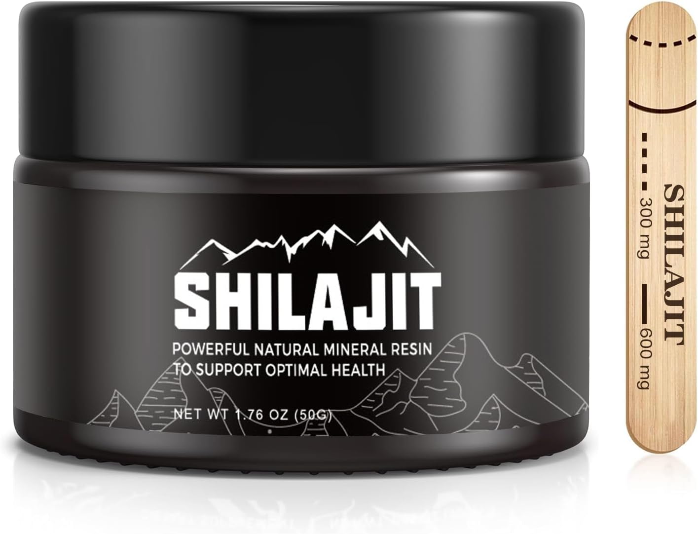 Pure Himalayan Shilajit Resin for Kids' Energy & Strength - 100% Supplement, 600mg, 50g