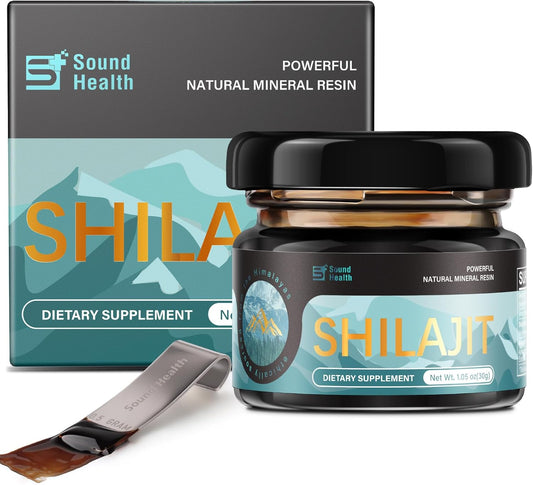Pure Himalayan Shilajit Resin High Potency Gold Grade Supplement for Energy & Immune Support - 80 Servings, 85+ Trace Minerals, 80%+ Fulvic Acid - Men & Women