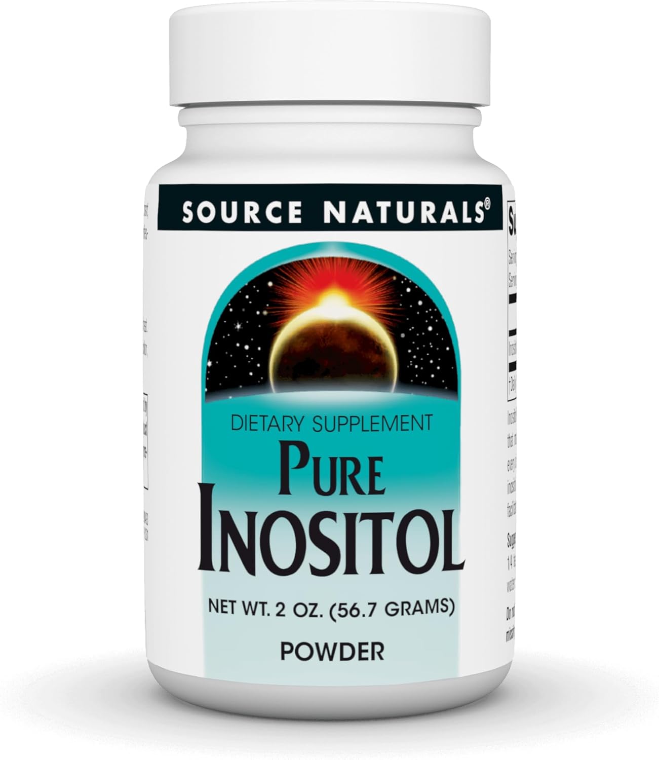 Pure Inositol Powder Dietary Supplement by Source Naturals - 2 oz Size